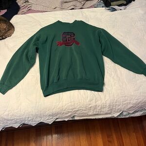 Green Crewneck Sweater